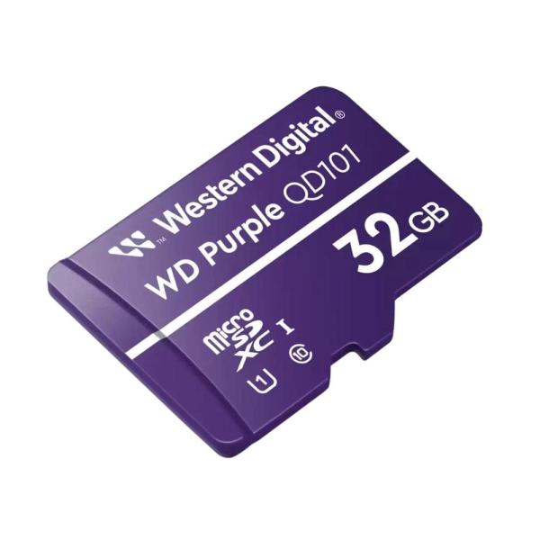 WD MicroSDHC karta 32GB Purple WDD032G1P0C Class 10,  16TBW1