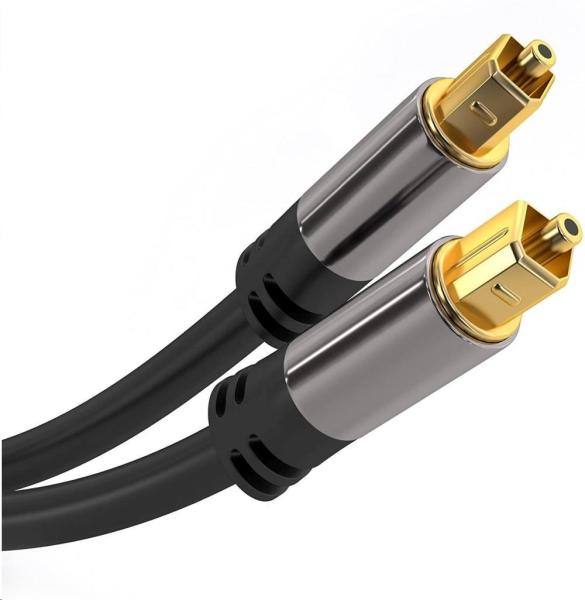 Kábel PremiumCord Toslink M/ M,  6 mm,  1, 5 m,  čierny