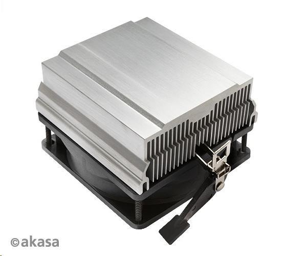 AKASA CPU chladič AK-CC1107EP01 pre AMD socket 754, 939, 940,  AM2,  nízka hlučnosť,  80mm PWM ventilátor1