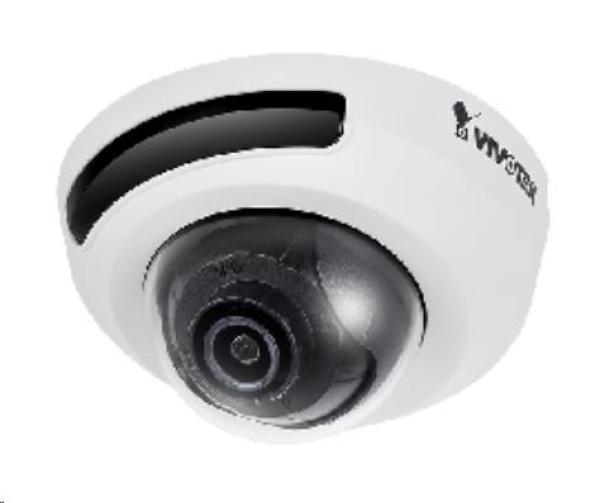 1920x1080 (FullHD) až 30sn/s, H.265, obj. 3.6mm (89°), PoE, DI, Mic., Smart IR 10m (940nm-lidskému oku neviditelné spektrum), SNV,