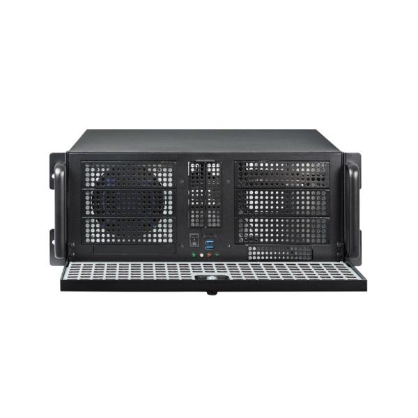 CHIEFTEC Rackmount 4U ATX/ EATX,  UNC-411E-B-OP,  čierna,  bez zdroja napájania2
