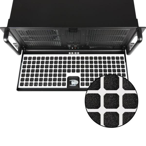 CHIEFTEC Rackmount 4U ATX/ EATX,  UNC-411E-B-OP,  čierna,  bez zdroja napájania3