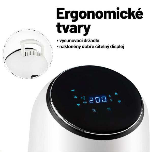 Lauben Hot Air Fryer 2500WT - horkovzdušná fritéza4