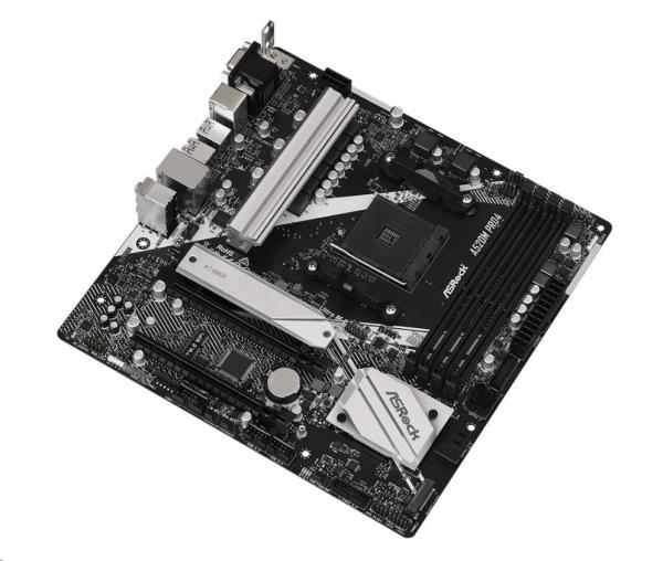 ASRock MB Sc AM4 A520M PRO4, AMD A520, 4xDDR4, HDMI, DP1