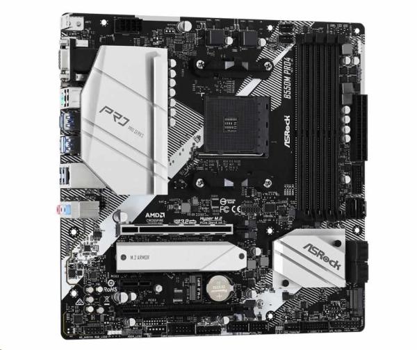 ASRock MB Sc AM4 B550M PRO4,  AMD B550,  4xDDR4,  HDMI,  DP2