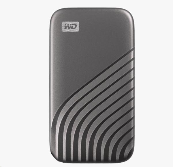 SanDisk WD My Passport SSD externý 2 TB , USB-C 3.2 , 1050/ 1000MB/ s R/ W PC a Mac , farba space gray