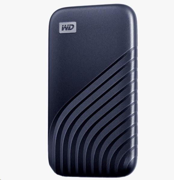 SanDisk WD My Passport SSD externý 2 TB ,  USB-C 3.2 ,  1050/ 1000 MB/ s R/ W PC a Mac ,  polnočne modrá2