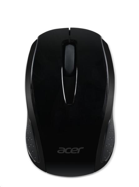 Bezdrôtová myš ACER G69 Black - RF2.4G,  1600 dpi,  95x58x35 mm,  dosah 10 m,  2x AAA,  Win/ Chrome/ Mac,  (maloobchodné baleni