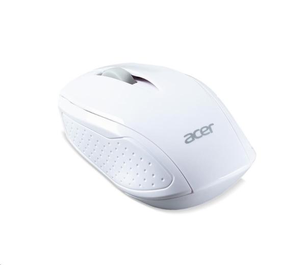 Bezdrôtová myš ACER G69 White - RF2.4G,  1600 dpi,  95x58x35 mm,  dosah 10 m,  2x AAA,  Win/ Chrome/ Mac,  maloobchodné balenie2