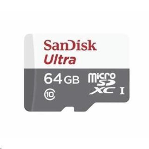 Sandisk MicroSDXC 64GB Ultra (80 MB/ s,  Class 10 UHS-I,  Android)
