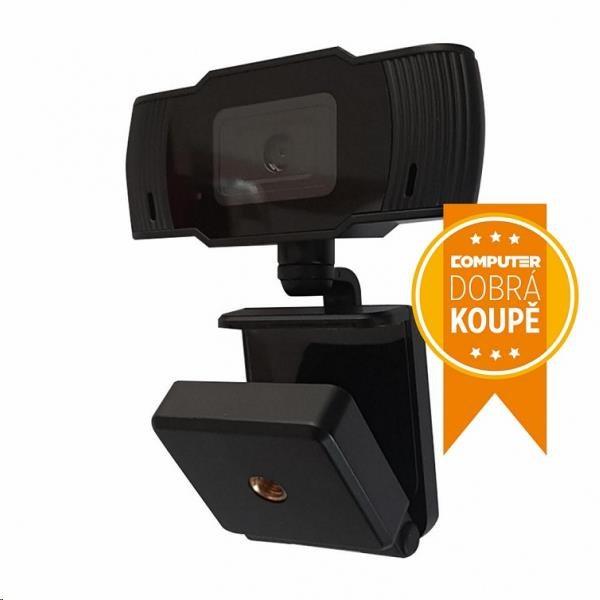 Umax Webcam W5 - vysokokvalitná 5-megapixelová webová kamera s mikrofónom,  automatickým zaostrovaním a pripojením USB