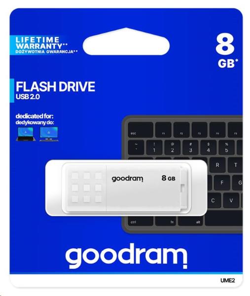 GOODRAM Flash Disk UME2 8GB USB 2.0 biela4