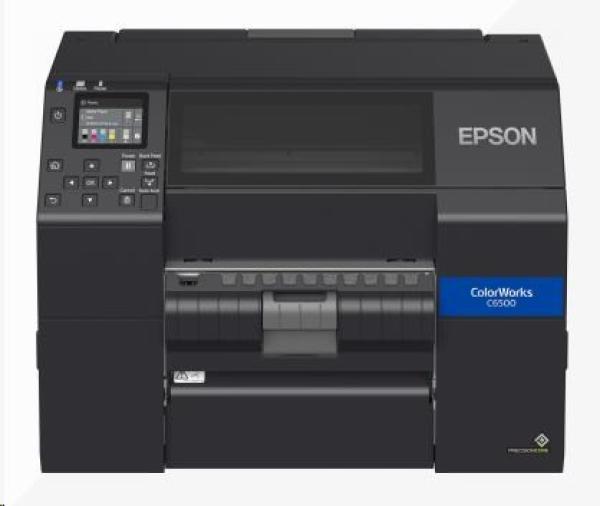 Epson ColorWorks CW-C6500Pe,  lúpač,  disp.,  USB,  Ethernet,  čierna