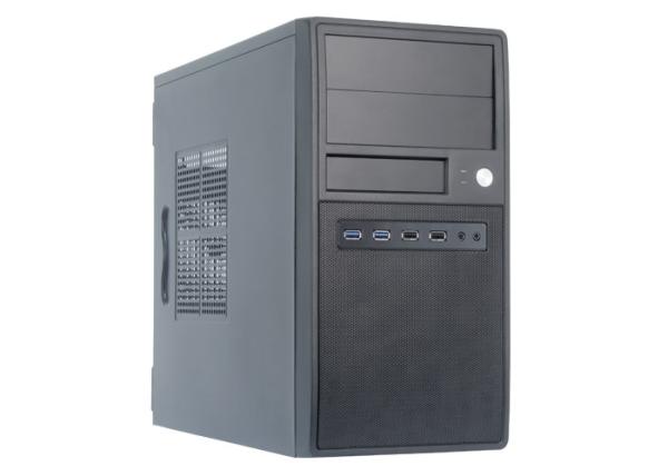 Skriňa CHIEFTEC Mesh Series/ mATX,  CT-04B-OP,  čierna,  USB 3.0,  žiadny zdroj