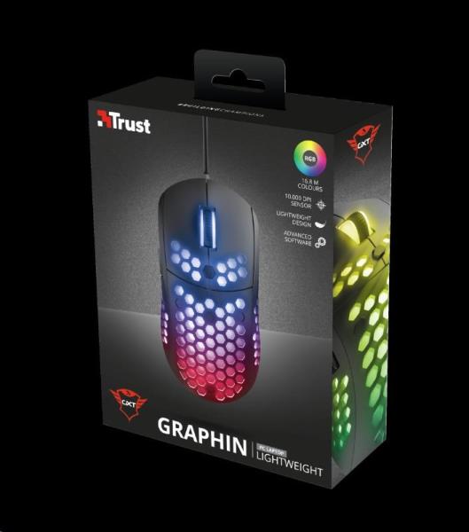 Ultraľahká herná myš TRUST GXT 960 Graphin11
