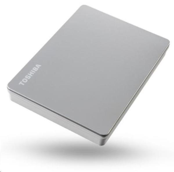 TOSHIBA HDD CANVIO FLEX 1TB, 2,5", USB 3.2 Gen 1, strieborná