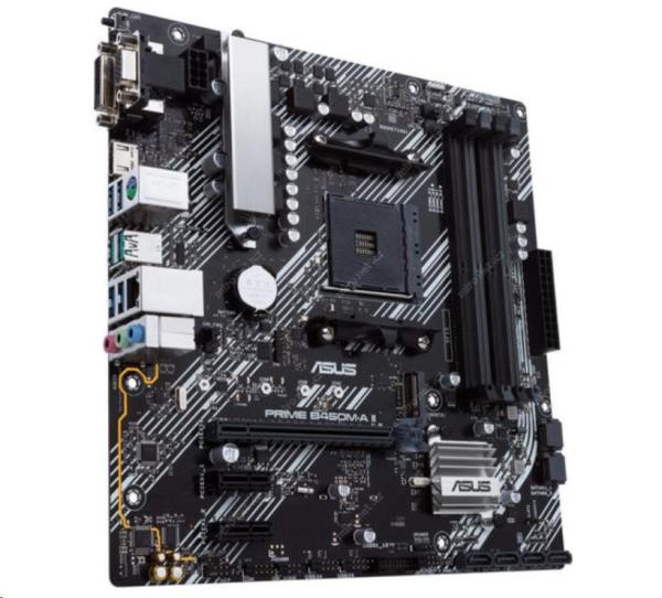 ASUS MB Sc AM4 PRIME B450M-A II,  AMD B450,  4xDDR4,  1xHDMI,  1xDVI,  1xVGA,  mATX