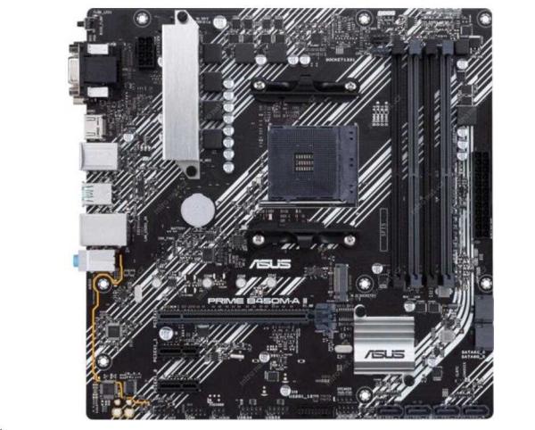 ASUS MB Sc AM4 PRIME B450M-A II,  AMD B450,  4xDDR4,  1xHDMI,  1xDVI,  1xVGA,  mATX0