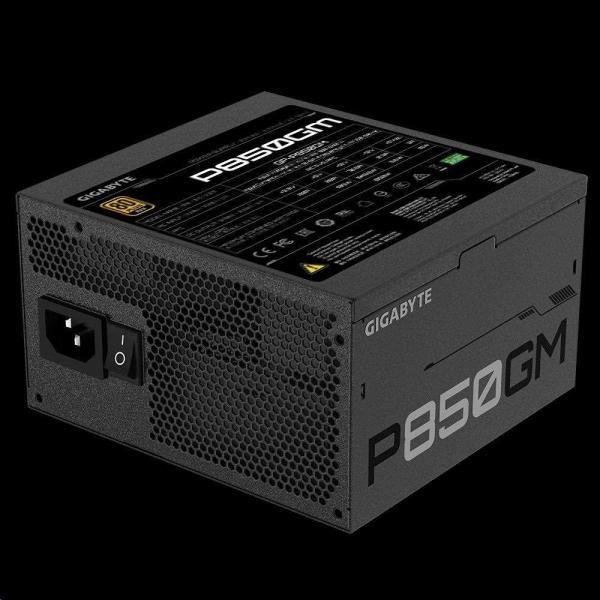 Napájací zdroj GIGABYTE P850GM,  850W,  80plus gold,  modulárny,  120 mm ventilátor3