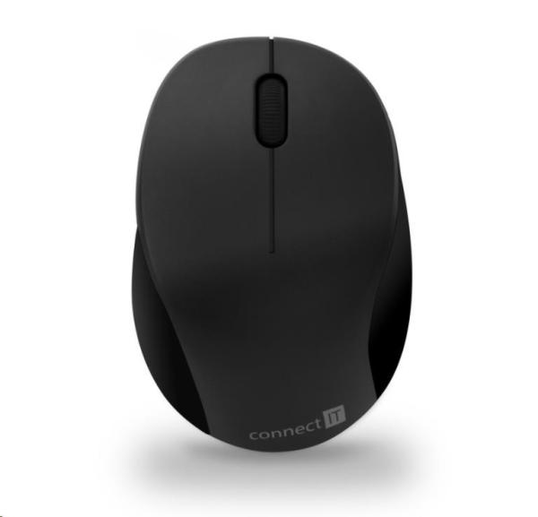 CONNECT IT Combo bezdrátová černá klávesnice + myš,  CZ + SK layout1