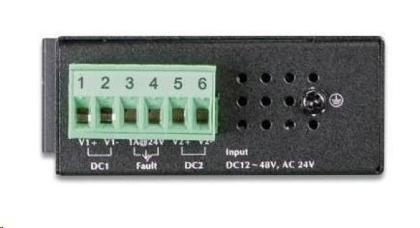 Planet ISW-500T Switch,  5x 10/ 100Base-TX,  ESD,  DIN,  IP30,  -40~75°C1