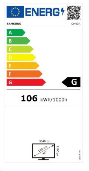 SMART Signage LED QH43R 43" LH43QHREBGCXEN