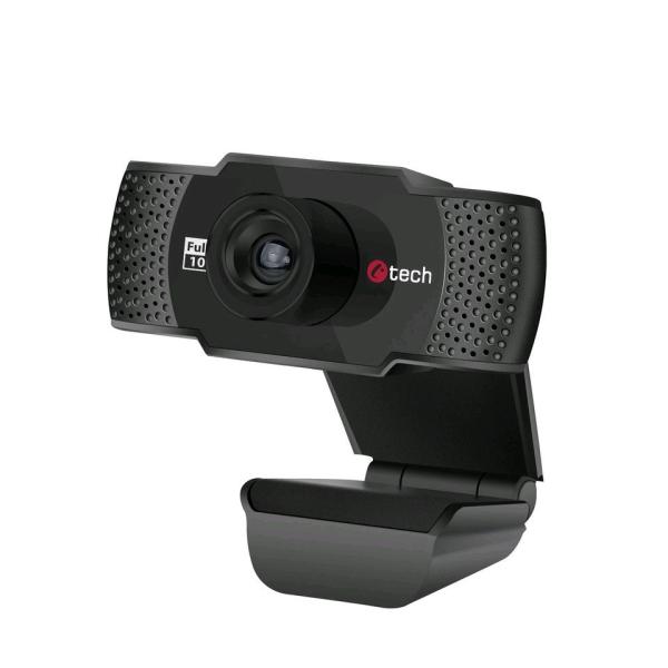 Webová kamera C-TECH CAM-11FHD,  1080P full HD,  mikrofón,  čierna