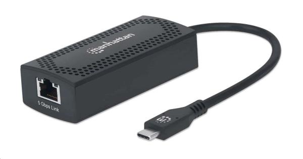 MANHATTAN USB-C na 5G sieťový adaptér,  čierny,  maloobchodná krabica