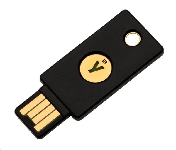 YubiKey 5 NFC - USB-A, kľúč/token s viacfaktorovou autentifikáciou (NFC), podporou OpenPGP a Smart Card (2FA)