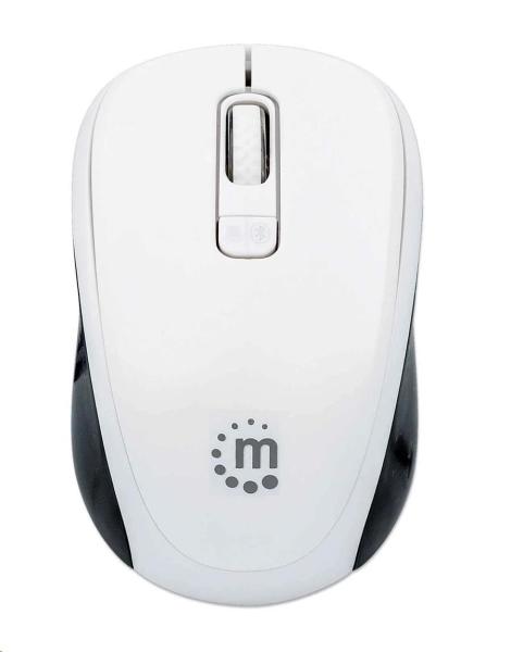 Myš MANHATTAN Dual-Mode,  USB optická,  800/ 1200/ 1600 dpi,  bielo-čierna1