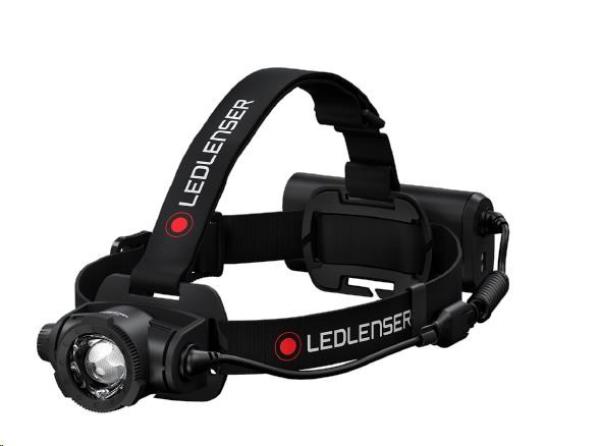 LEDLENSER H15R Core čelovka,  dobíjecí,  20 – 2500 lm,  4800 mAh,  IP67,  možnost stmívání,  transportní zámek