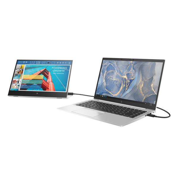 Monitor HP LCD EliteDisplay E14 G4 Portable 2x USB-C 14" (IPS,  1920 x 1080,  16:9,  400 NITS,  800:1,  5 ms,  2x USB-C)4