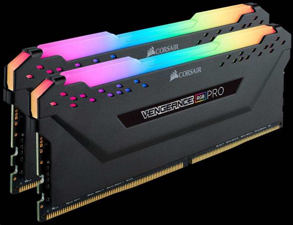 CORSAIR DDR4 16GB (Kit 2x8GB) Vengeance RGB PRO DIM16 3200MHz CL16 čierna2