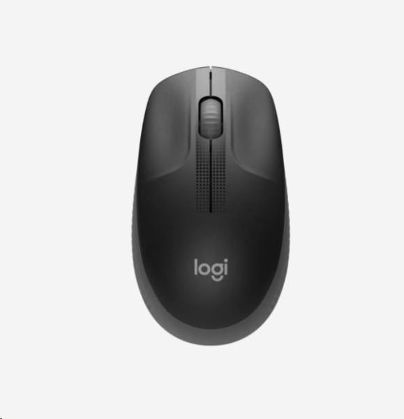 Bezdrôtová myš Logitech M190 Full-Size,  čierna