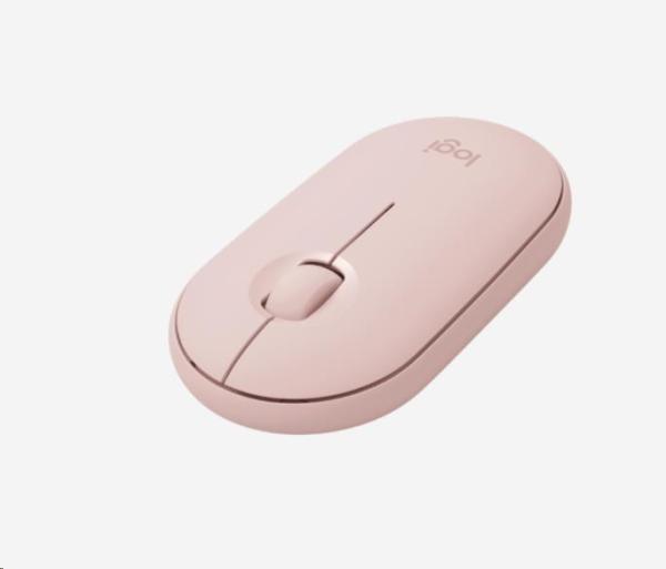 Bezdrôtová myš Logitech Pebble M350,  ružová1