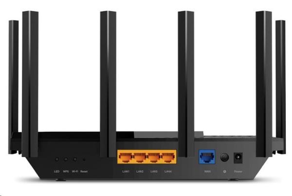 TP-Link Archer AX73 OneMesh/ EasyMesh WiFi6 router (AX5400, 2, 4GHz/ 5GHz, 4xGbELAN, 1xGbEWAN, 1xUSB3.0)1