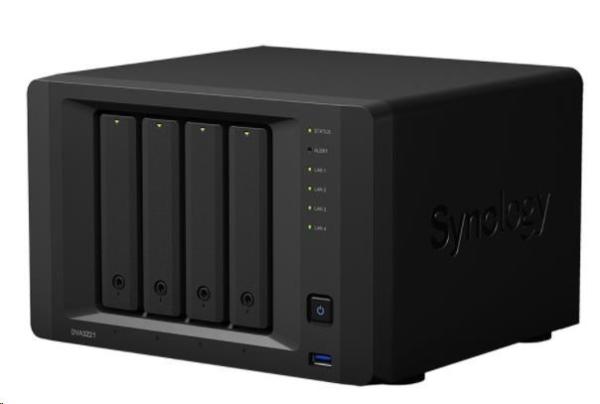 Synology DVA3221 (4C/ AtomC3538/ 2, 1GHz/ 8GBRAM/ GTX1650/ 4xSATA/ 3xUSB3.0/ 2xSATA/ 1xCOM/ 4xGbE)2