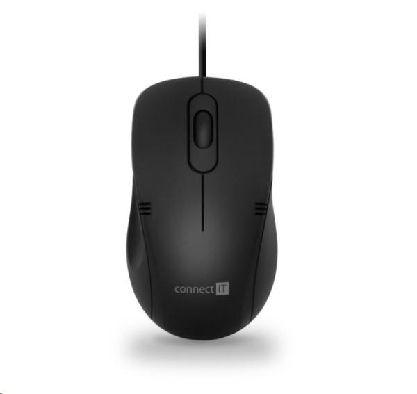 CONNECT IT Combo drátová černá klávesnice + myš,  CZ + SK layout1