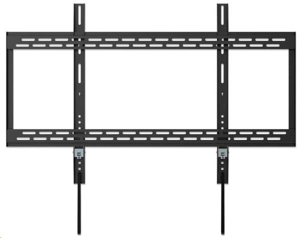 MANHATTAN nástěnný držák TV (60" to 100"),  Heavy-Duty Low-Profile Large-Screen TV Wall Mount,  pevný,  tenký design,  černá0