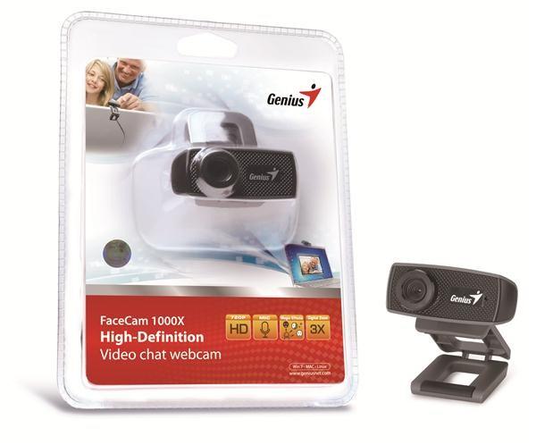 GENIUS webová kamera FaceCam 1000X V2/  HD/  720P/  USB2.0/  UVC/  mikrofón4