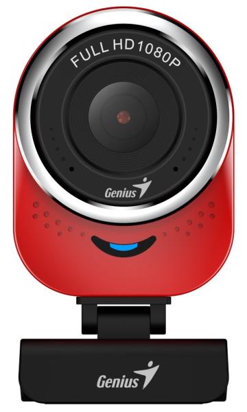GENIUS Webcam QCam 6000/  červená/  Full HD 1080P/  USB2.0/  mikrofón