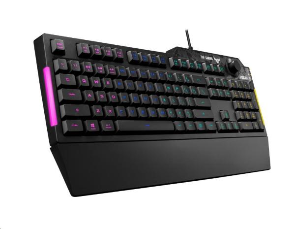 ASUS klávesnice TUF GAMING K1 (RA04), membránová, US, černá1