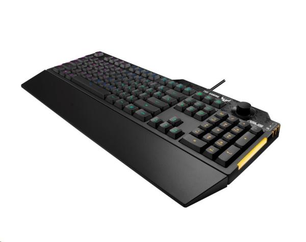 ASUS klávesnice TUF GAMING K1 (RA04), membránová, US, černá2