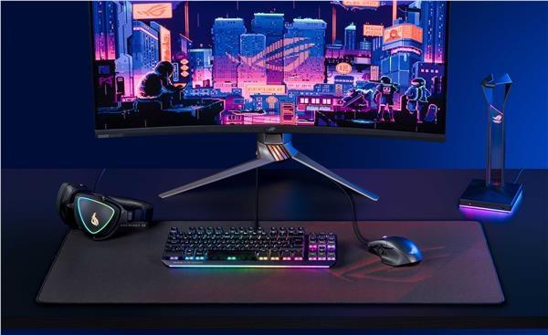 Podložka pod myš ASUS ROG SCABBARD II (NC08),  900x400x3mm,  textilná6