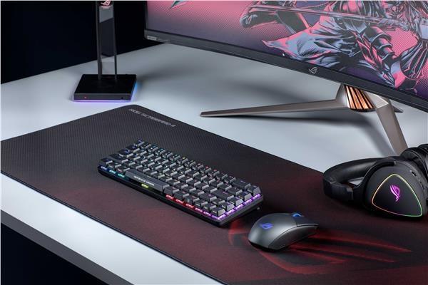 Podložka pod myš ASUS ROG SCABBARD II (NC08),  900x400x3mm,  textilná8