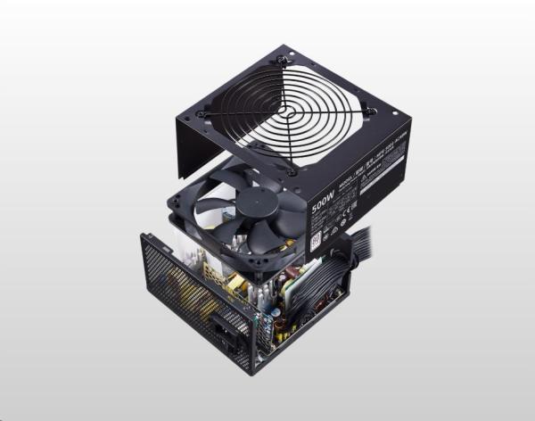 Cooler Master zdroj MWE 500W WHITE 230V - V2,  120mm,  80+ BULK8