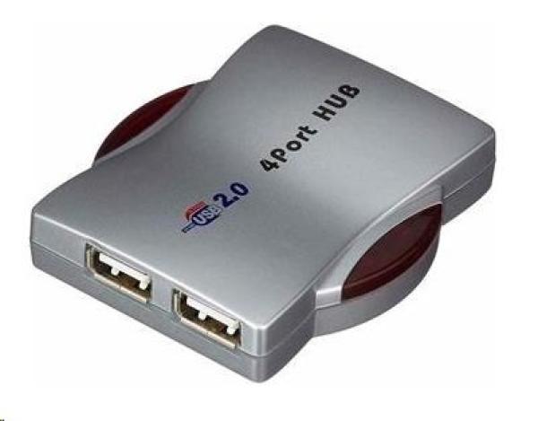 PremiumCord USB2.0 HUB 4-portový,  bez ext. napájanie