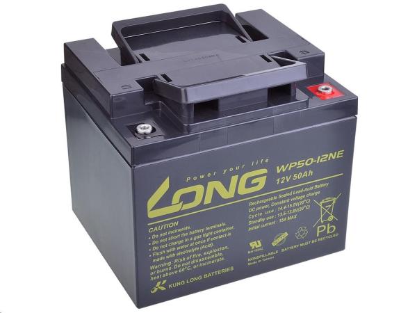 Dlhá olovená batéria 12V 50Ah DeepCycle AGM M6 (WP50-12NE)1