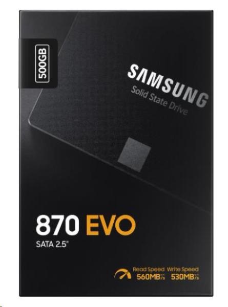 2, 5" SSD disk Samsung 870 EVO SATA III-500 GB2