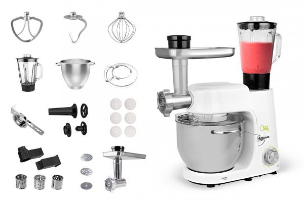 Orava multifunkční kuchyňský robot,  1400 W,  bílá